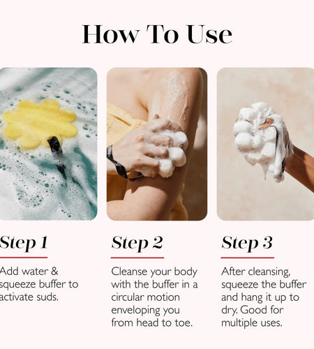 Les Fleurs Body Buffer Trio Set 2