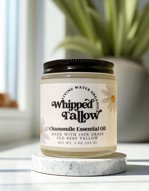 Load image into Gallery viewer, 100% Grass Fed Whipped Tallow for Face, Hair, and Skin, Natural Tallow
