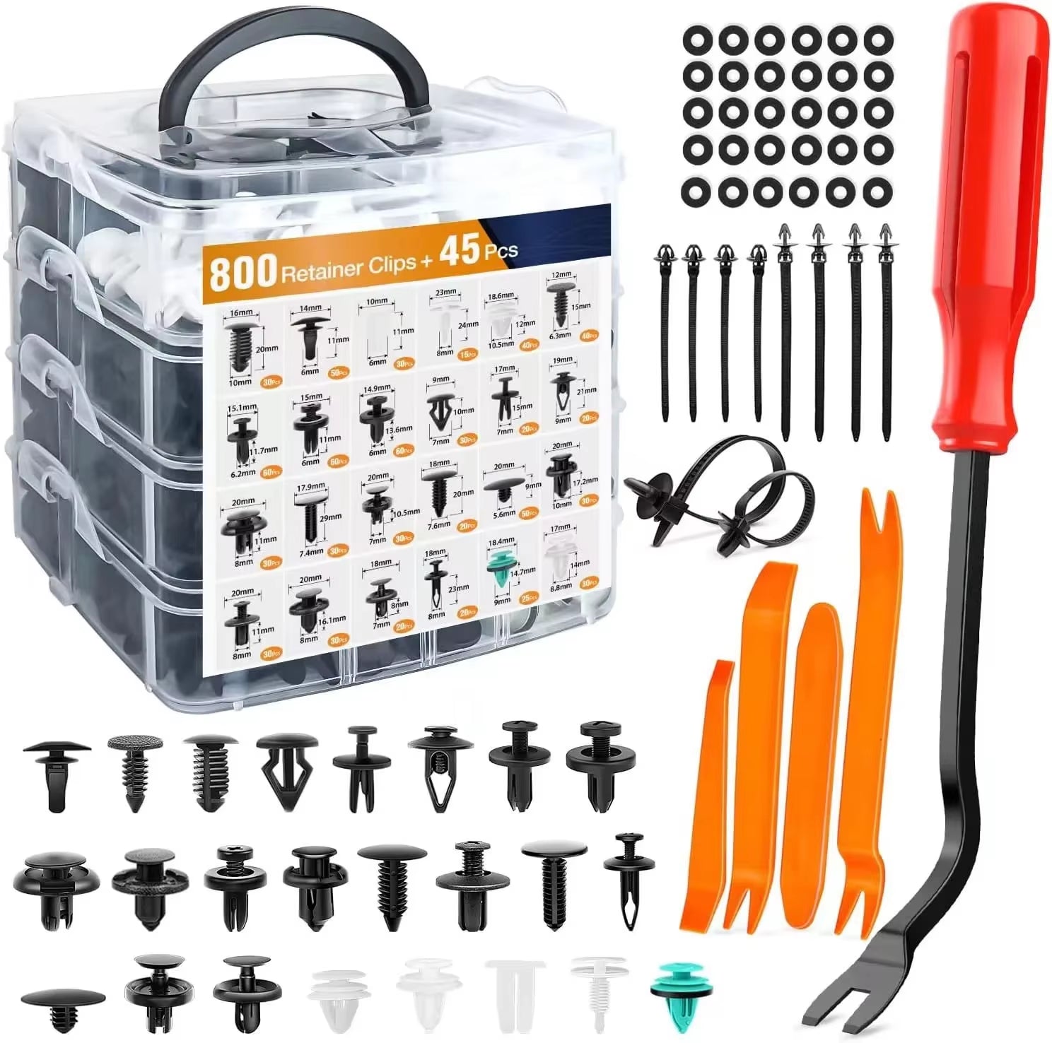 Ultimate Car Fastener Clip Kit – All-in-One Auto Body Repair Solution