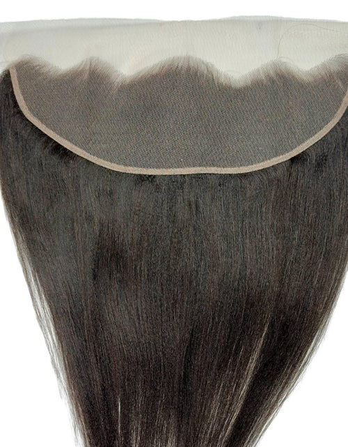 Load image into Gallery viewer, Yaki Straight 13x4 Transparent Lace Human Hair Frontal
