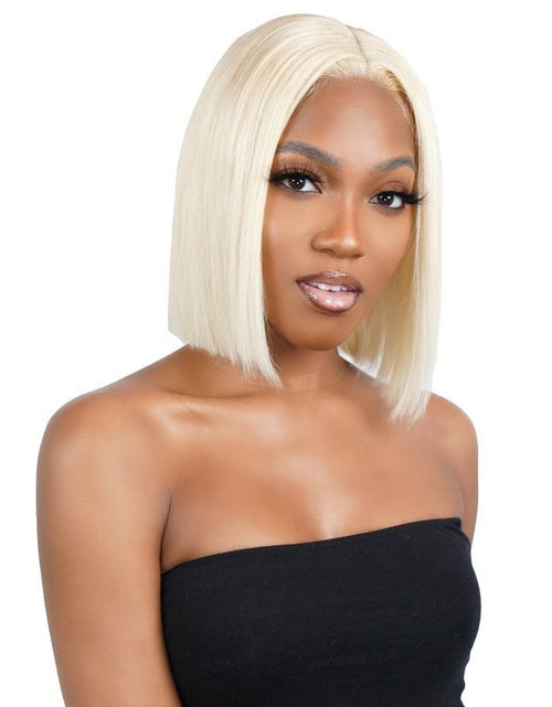 Load image into Gallery viewer, Blonde Straight 13x4 Transparent Lace 100% Human Hair Bob Wig
