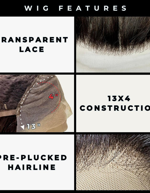 Load image into Gallery viewer, Buttercup 13x4 Transparent Lace Front 100% Human Hair Bob Wig
