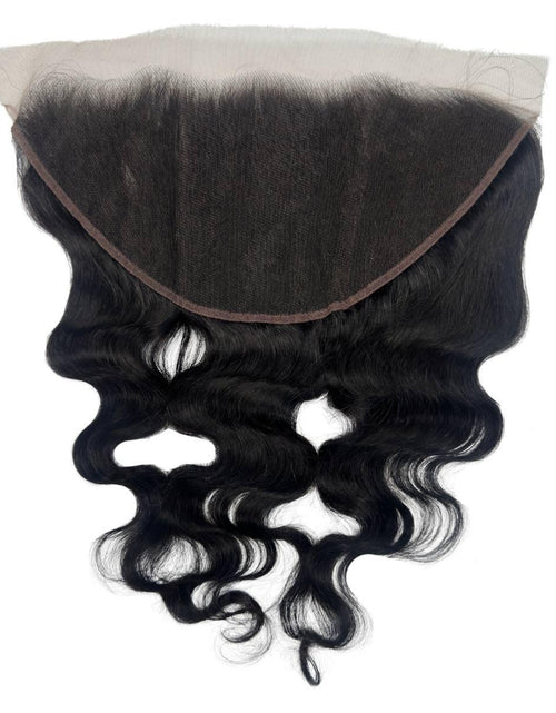 Load image into Gallery viewer, Jet Black Body Wave 13x6 HD Lace Human Hair Frontal
