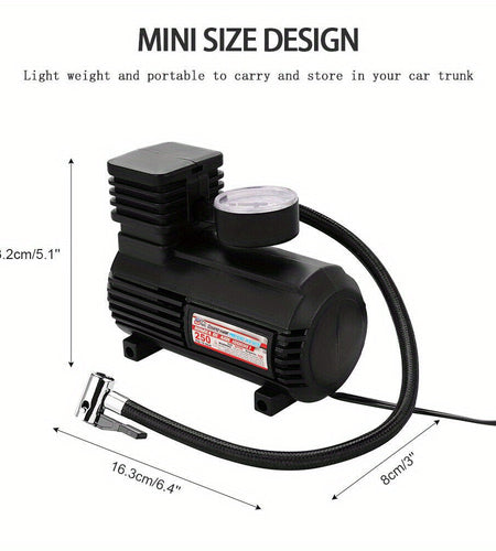 Portable Auto Tire Inflator 12V Air Compressor