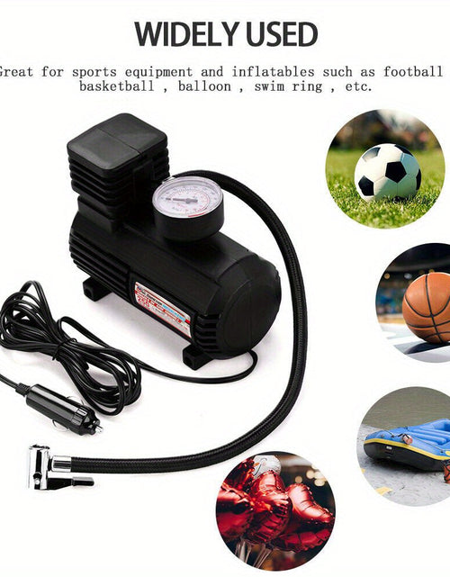 Load image into Gallery viewer, Portable Auto Tire Inflator 12V Air Compressor
