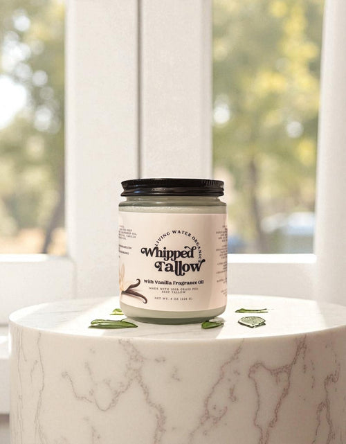 Load image into Gallery viewer, 100% Grass Fed Whipped Tallow for Face, Hair, and Skin, Natural Tallow
