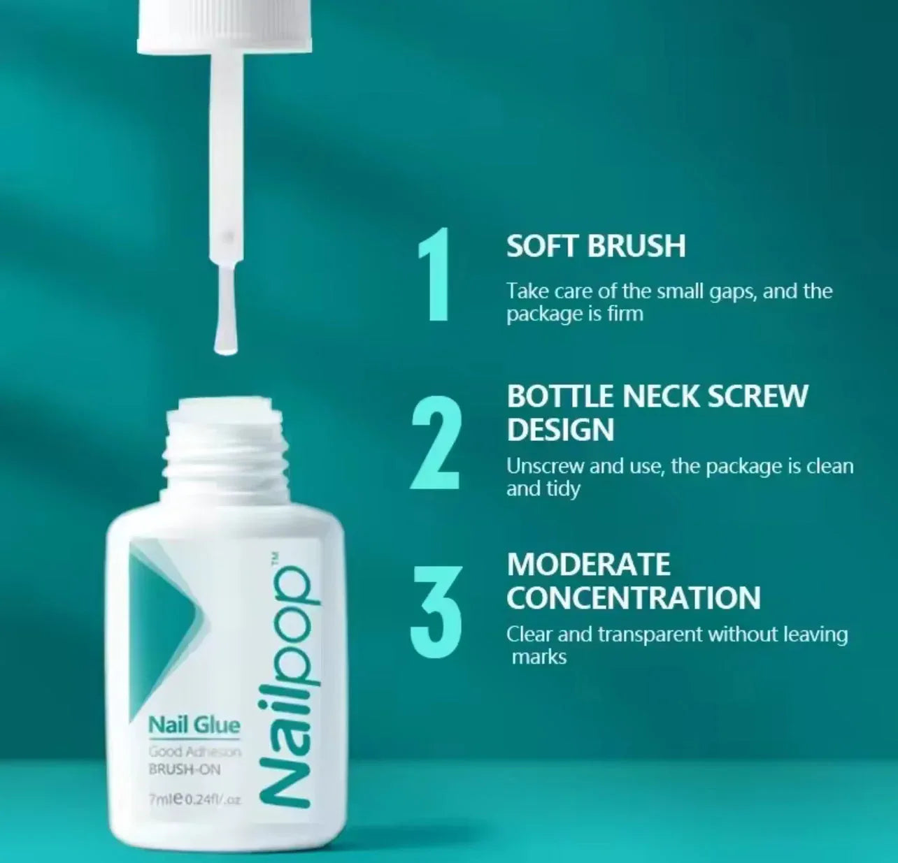 Brush-On Nail Glue