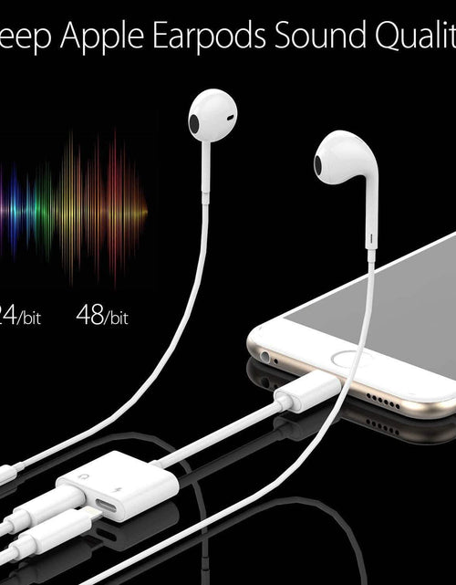 Load image into Gallery viewer, 2-in-1 for Lightning Adapter For iPhone 7 8 Plus 10 X
