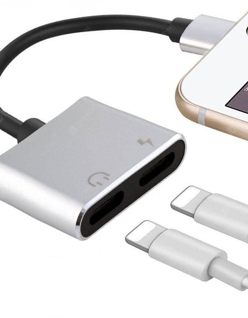 Load image into Gallery viewer, 2-in-1 for Lightning Adapter For iPhone 7 8 Plus 10 X
