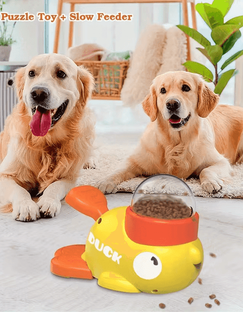 Load image into Gallery viewer, Interactive Duck Feeder – Peck &amp; Play for Curious Pets!
