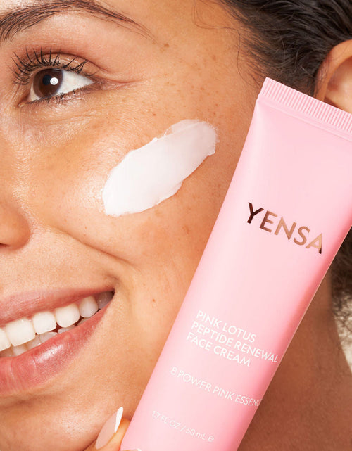 Load image into Gallery viewer, Pink Lotus Peptide Renewal Face Cream
