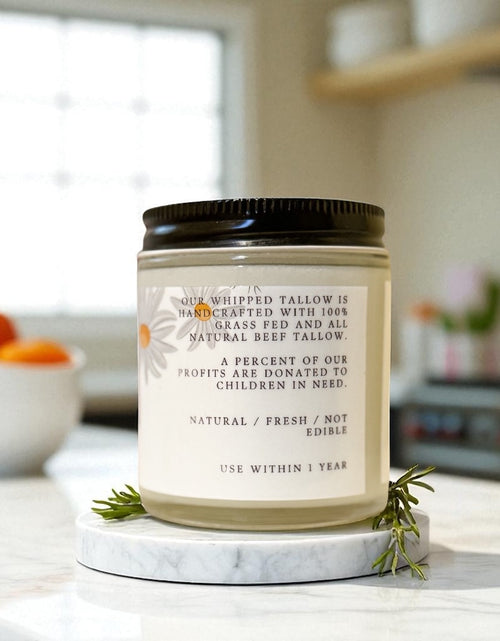 Load image into Gallery viewer, 100% Grass Fed Whipped Tallow for Face, Hair, and Skin, Natural Tallow
