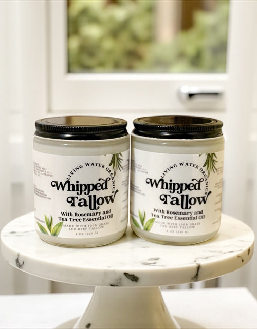 Load image into Gallery viewer, 100% Grass Fed Whipped Tallow for Face, Hair, and Skin, Natural Tallow
