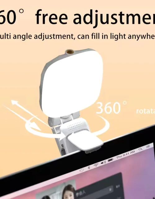 Load image into Gallery viewer, LED Clip-on Phone Light with Adjustable Stand
