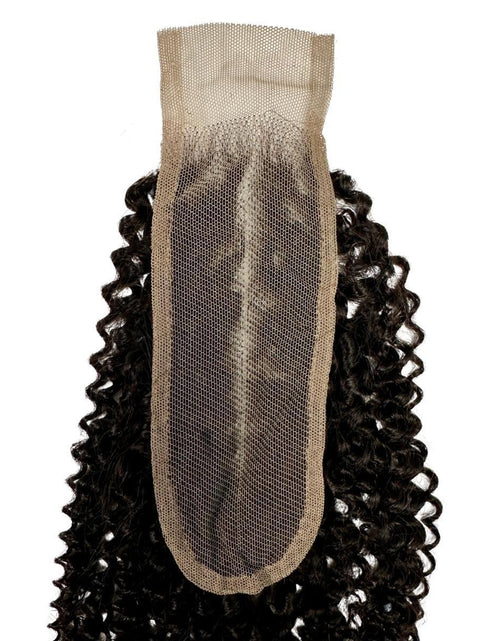 Load image into Gallery viewer, Jerry Curl 2x6 Transparent Lace Human Hair Closure
