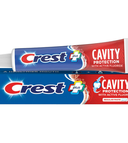 Crest Toothpaste, Regular Paste, Cavity Protection, Fluoride, Anticavity 4.2 Oz