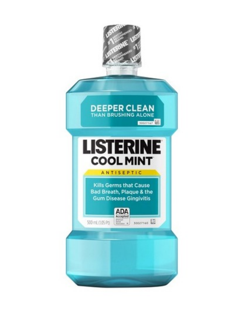 Load image into Gallery viewer, Listerine Cool Mint Deeper Clean Mouth Wash (500 mL)
