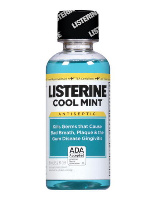 Load image into Gallery viewer, Listerine Cool Mint Mouth Wash (3.2 oz)
