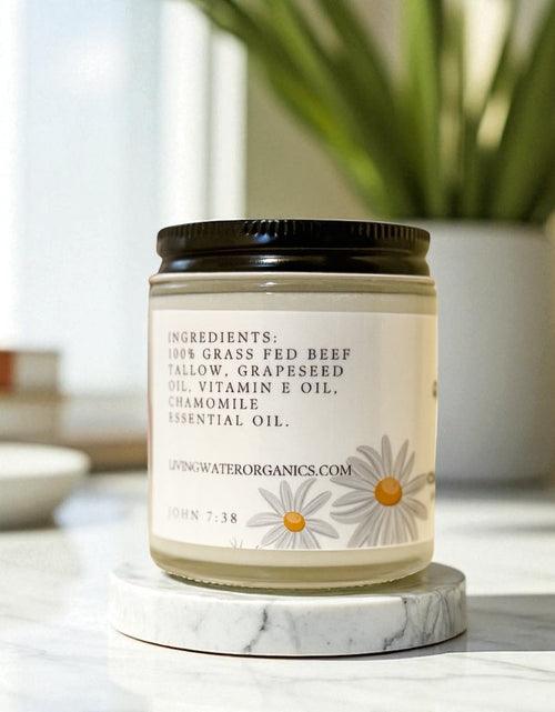 Load image into Gallery viewer, 100% Grass Fed Whipped Tallow for Face, Hair, and Skin, Natural Tallow
