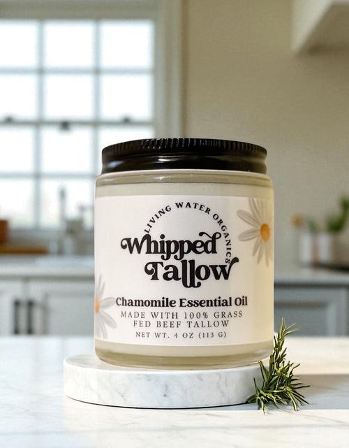 Load image into Gallery viewer, 100% Grass Fed Whipped Tallow for Face, Hair, and Skin, Natural Tallow
