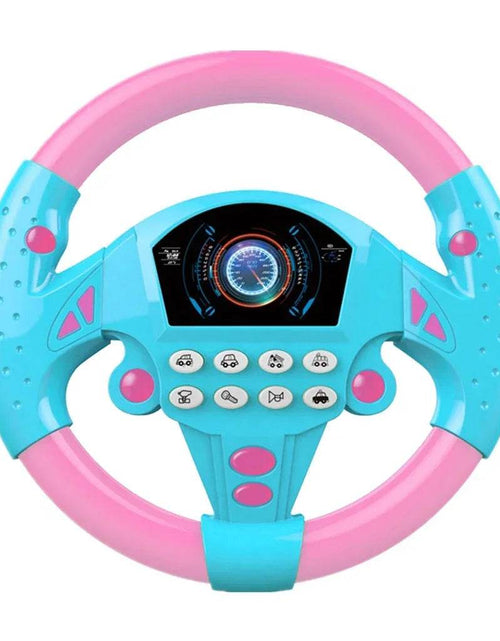 Load image into Gallery viewer, Interactive Kids Steering Wheel Toy – Music, Lights &amp; Real Driving Experience
