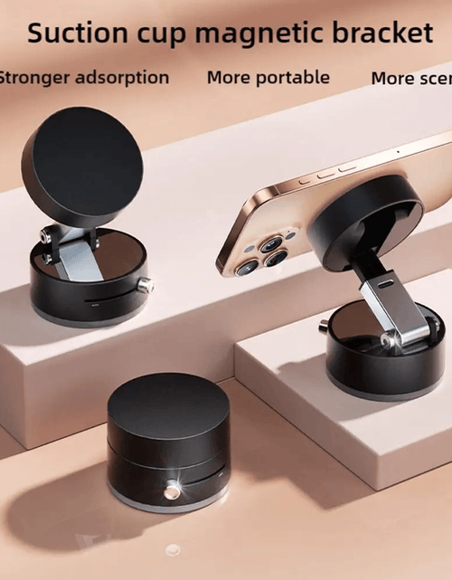 Load image into Gallery viewer, Double-Sided Magnetic Suction Phone Holder Foldable &amp; Adjustable Stand
