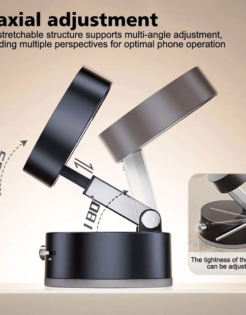 Load image into Gallery viewer, Double-Sided Magnetic Suction Phone Holder Foldable &amp; Adjustable Stand
