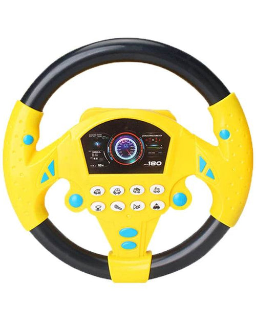Load image into Gallery viewer, Interactive Kids Steering Wheel Toy – Music, Lights &amp; Real Driving Experience
