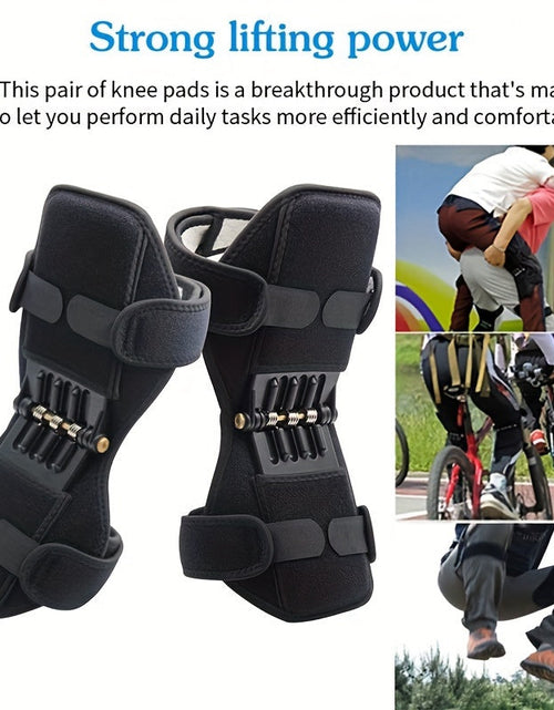 Load image into Gallery viewer, Adjustable Knee Support Brace with Dual Spring Stabilizers

