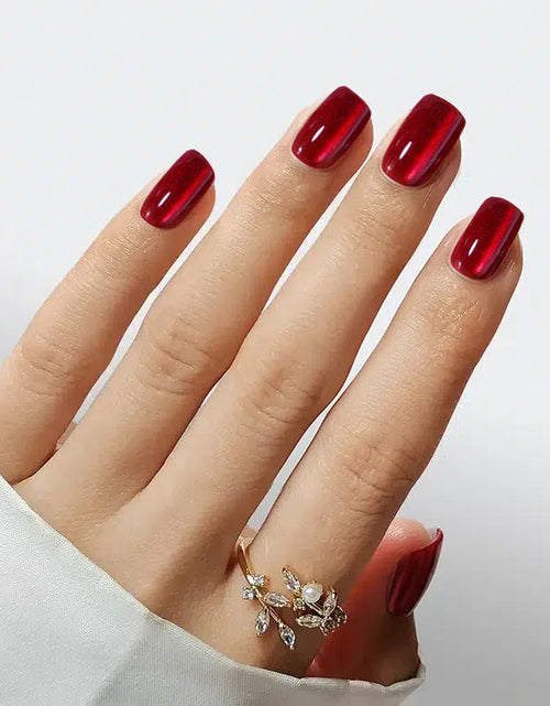 Load image into Gallery viewer, Hot Love Square Nails - Press On Nails
