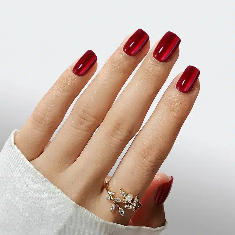 Hot Love Square Nails - Press On Nails