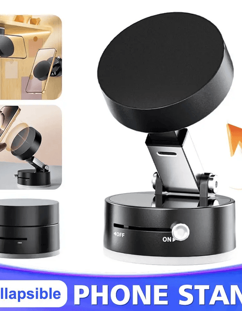 Load image into Gallery viewer, Double-Sided Magnetic Suction Phone Holder Foldable &amp; Adjustable Stand
