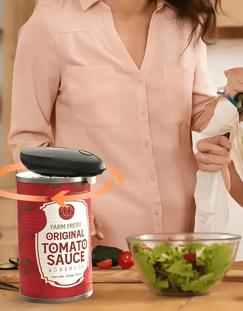 Load image into Gallery viewer, One Touch Electric Can Opener – Automatic Hands-Free Jar &amp; Bottle Opener for Easy Kitchen Use
