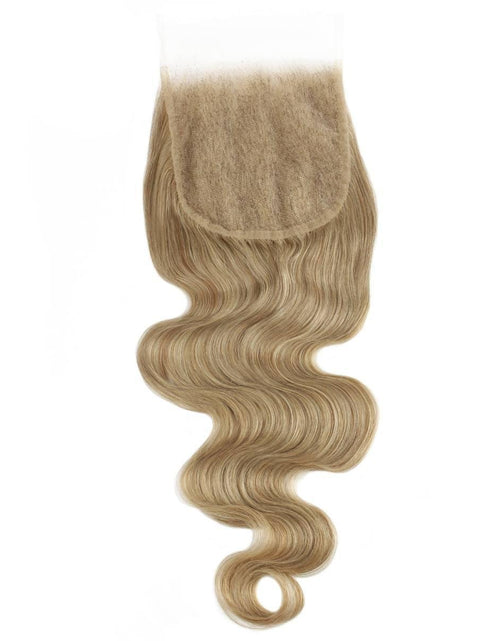 Load image into Gallery viewer, Honey Blonde Body Wave 5x5 HD Lace Human Hair Closure
