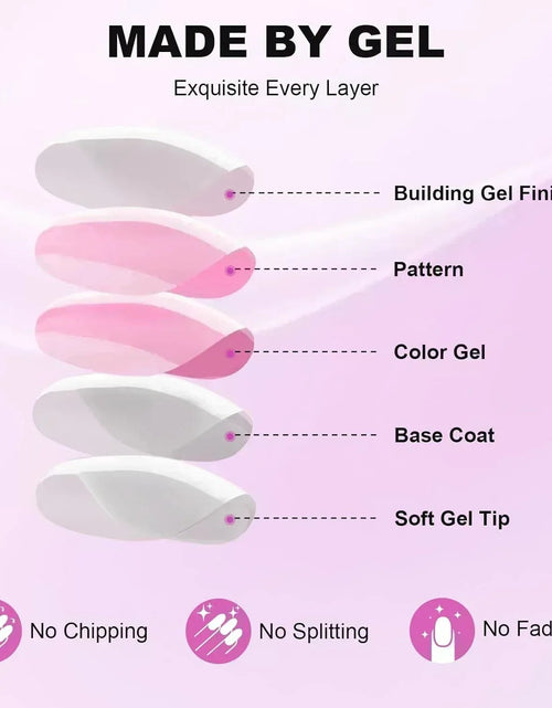 Load image into Gallery viewer, Golden Hour Square Nails - Press On Nails
