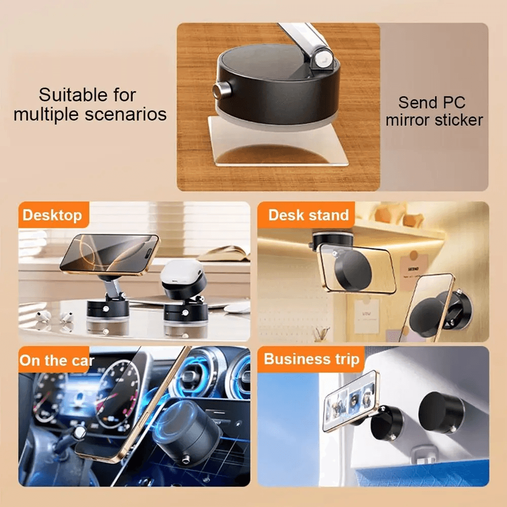 Double-Sided Magnetic Suction Phone Holder Foldable & Adjustable Stand