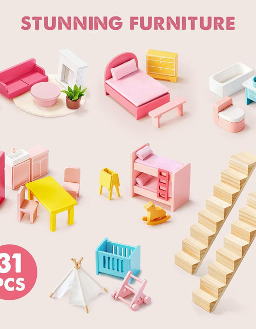 Load image into Gallery viewer, Tiny Land® Sweetwood Love Dollhouse without Dolls
