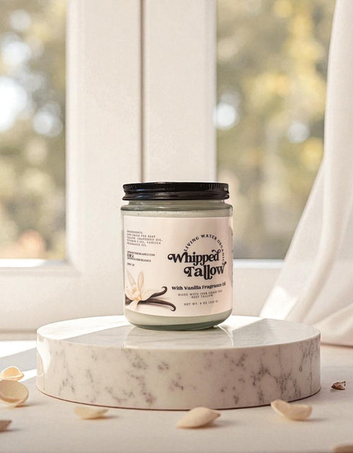 Load image into Gallery viewer, 100% Grass Fed Whipped Tallow for Face, Hair, and Skin, Natural Tallow
