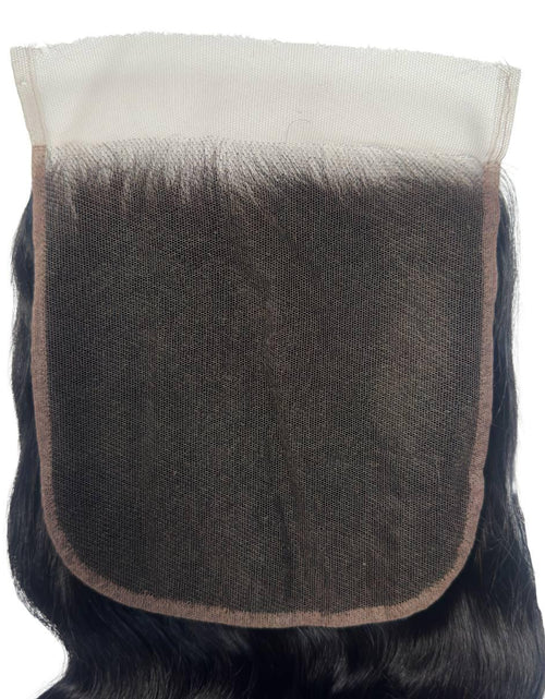 Load image into Gallery viewer, Jet Black Body Wave 7x7 HD Lace Human Hair Closure
