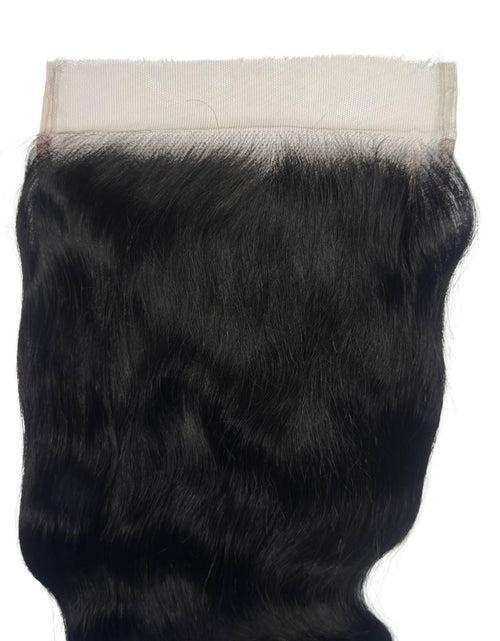 Load image into Gallery viewer, Jet Black Body Wave 7x7 HD Lace Human Hair Closure
