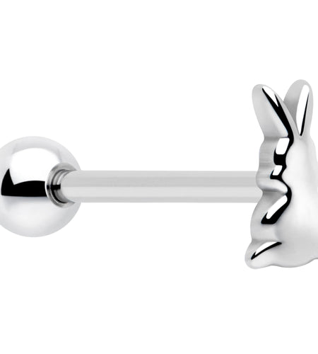 Bunny Rabbit Easter Barbell Tongue Ring