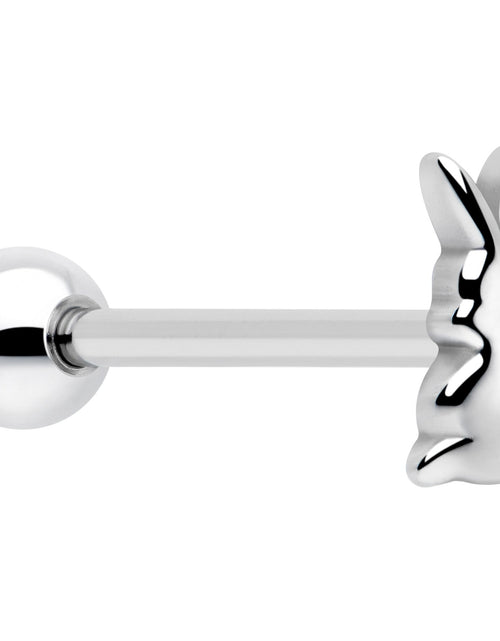 Load image into Gallery viewer, Bunny Rabbit Easter Barbell Tongue Ring
