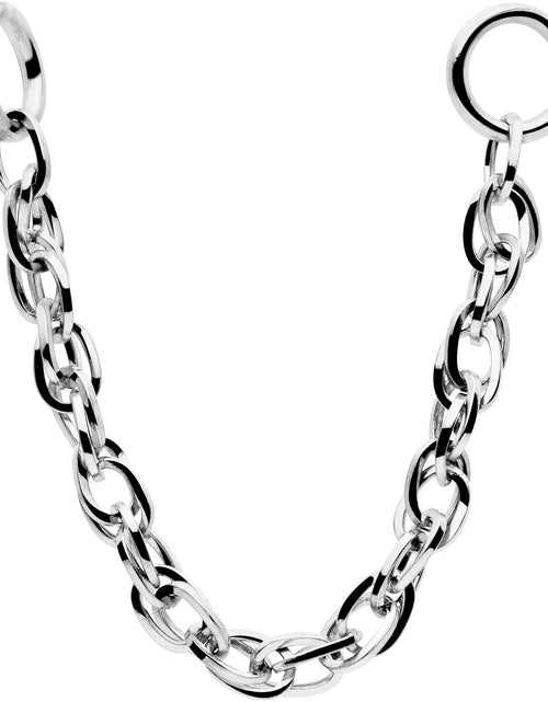 Load image into Gallery viewer, 1 1/4 Flat Back Earring Removable Connector Chain Links
