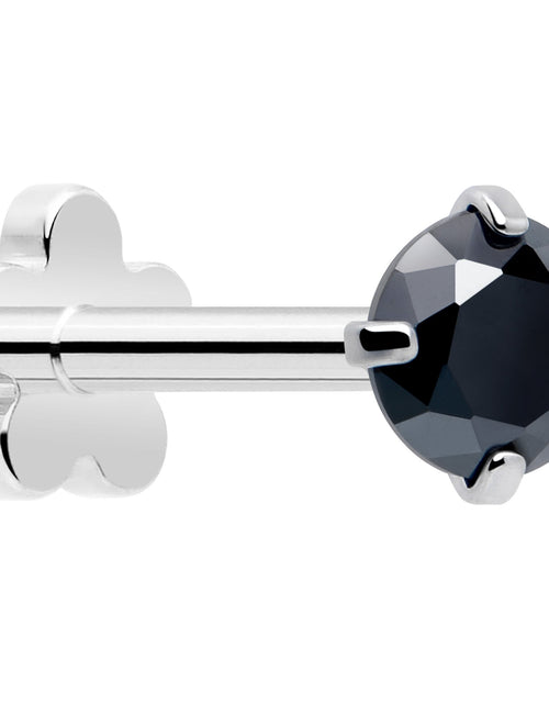 Load image into Gallery viewer, 18G 5/16 CZ Implant Grade Titanium Reversible Threadless Flatback
