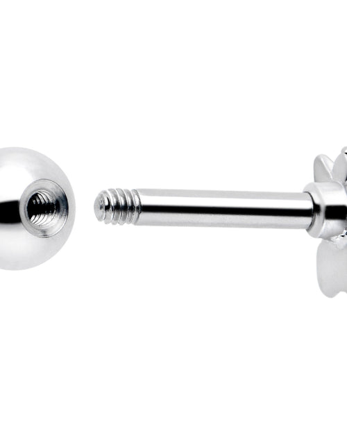 Load image into Gallery viewer, 16G 1/4 Clear CZ Gem Fabulous Angel Cartilage Tragus Earring
