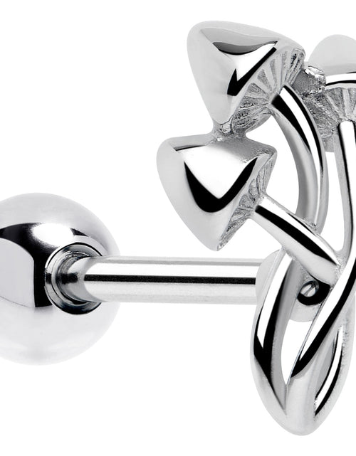 Load image into Gallery viewer, Trippy Mushroom Trio Barbell Tongue Ring
