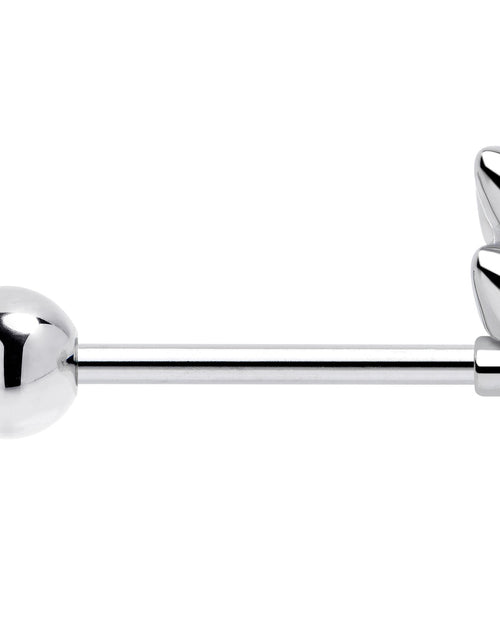 Load image into Gallery viewer, Trippy Mushroom Trio Barbell Tongue Ring
