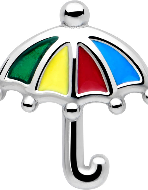 Load image into Gallery viewer, Colorful Umbrella Barbell Tongue Ring
