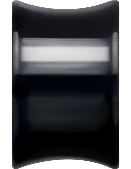 Load image into Gallery viewer, Black Hand Polished Double Flare Tunnel Plug Set 6mm to 25mm
