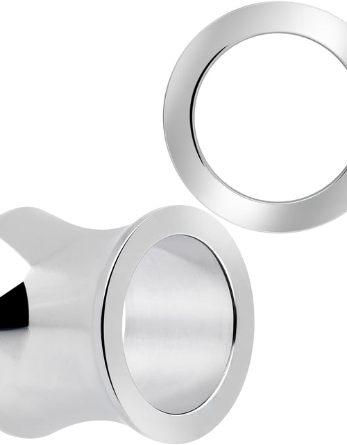 Load image into Gallery viewer, Hand Polished Thick Double Flare Tunnel Plug Set 6mm to 25mm
